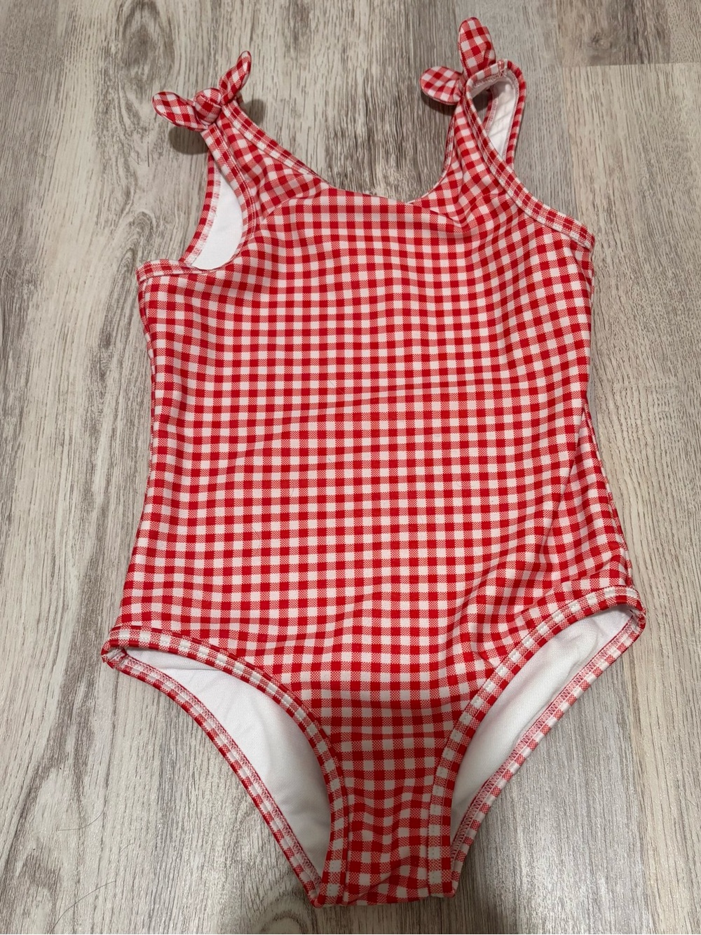 NWOT checkered one piece swim suit